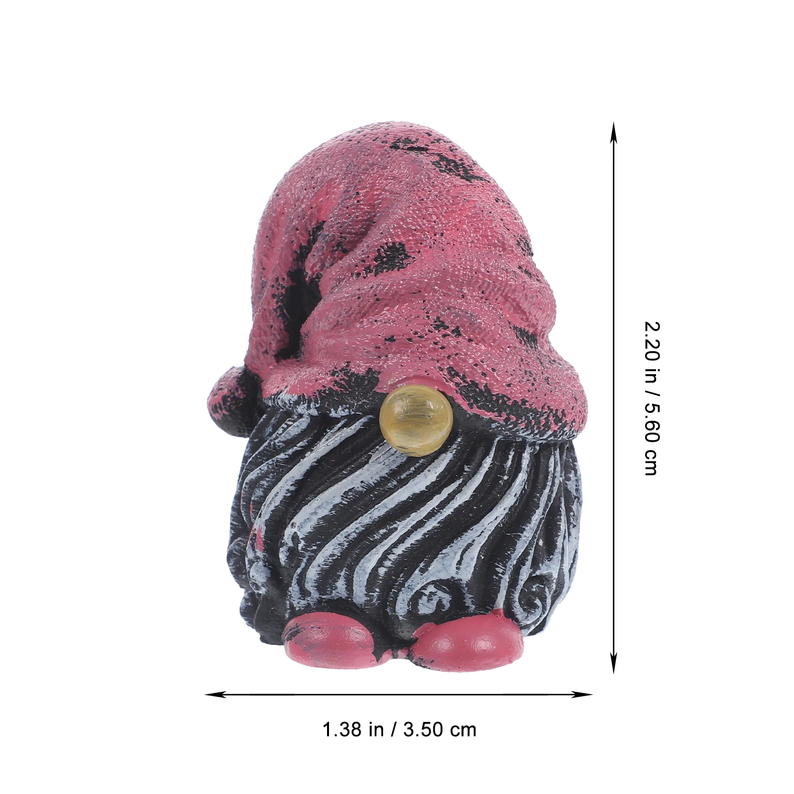 

Mini Gnome Decor Resin Material Compact Size Exquisite Details Fine Workmanship Unique Gift for Christmas Festivals