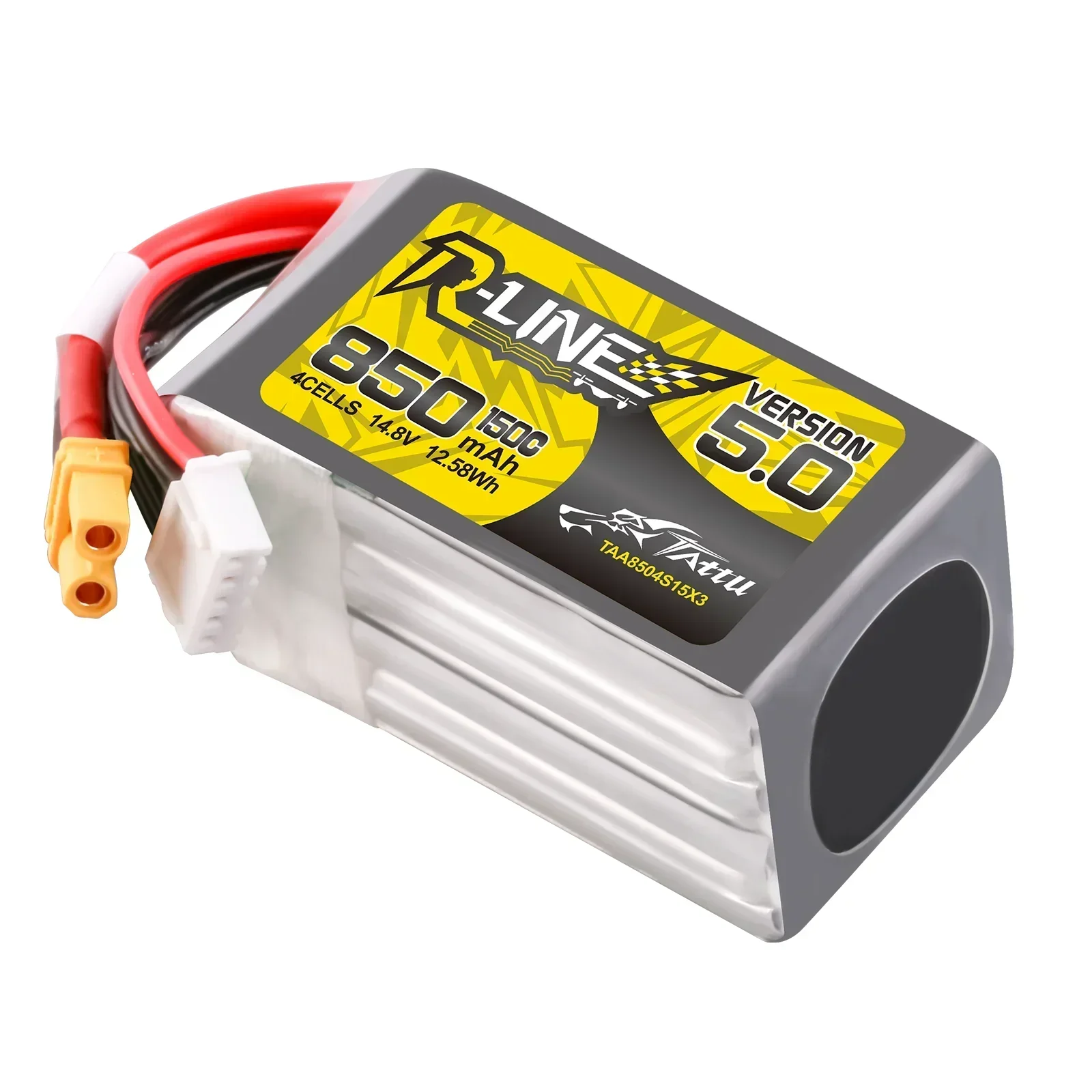 ACE Tattu R-Line الإصدار 5.0 V5 850mAh 1050mAh 1300mAh 3S 4S 6S 150C يبو بطارية XT30 XT60 التوصيل FPV سباق الطائرة بدون طيار أجهزة الاستقبال عن بعد