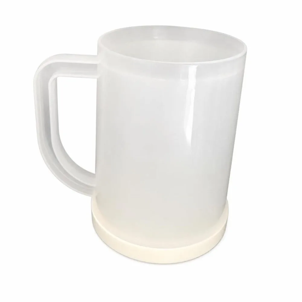 Plastic Cold Drink Chilled Cups Large Capacity Washable Ice Coffee Cup Thickened Reusable Freeze Beer Glass Outdoor Party