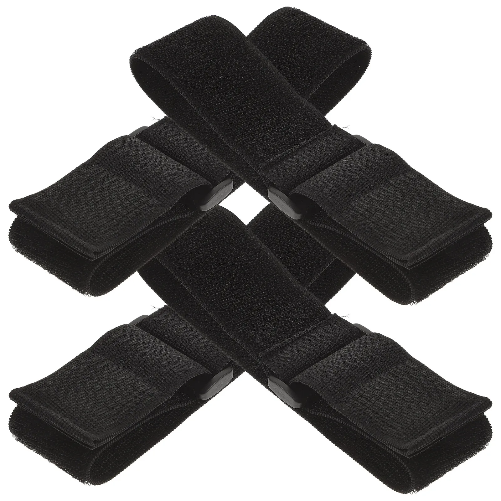 4Pcs Arm Strap Wear Resistant Elastic Hook Loop Cinch Strap Multipurpose Organizer for Phone Pouch Night Running