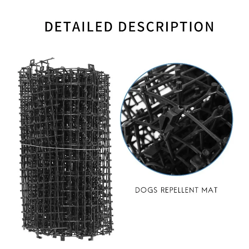 

Материал для отпугивания кошек и собак с пластиковыми шипами, предотвращающий копание, для сада.