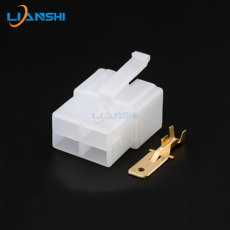 5Set 4Pin DJ70413A-6.3-11/21 6.3Series MF Connector Kit w/Terminals For BYD Geely G.W. ChangAn Power Dist Fuse Relay ECU Harness