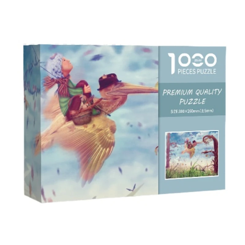 

Картонный мини-пазл Dreamland, 38 х26 см, 1000 шт.