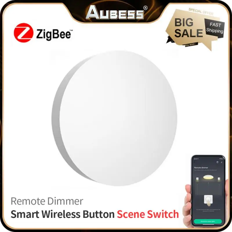 Tuya Smart Zigbee Scene Switch Home Multi-Scene Linkage Push Button Remote Switch Voice Control For Alexa Google Assistant