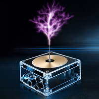 Plasma Loudspeaker Bluetooth Music Tesla Coil Speaker AC110-240V 120W Power High Frequency Voltage Pulse Electric Arc Generator