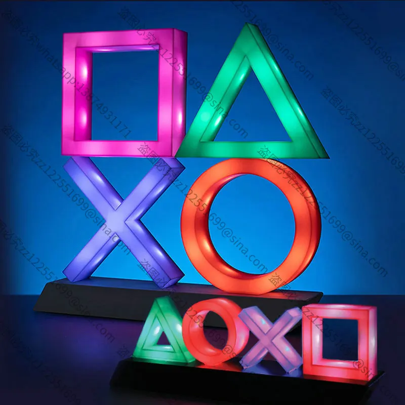 Suitable for The New PS5 Game Icon, Three-gear Adjustment Voice-activated Game Icon Light XL USB