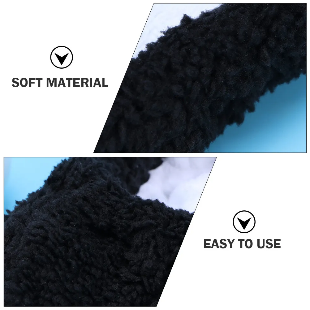 2Pairs Absorbent Skate Blade Covers Soft Durable Guards for Hockey Figure Skating Blades Protection Ice Hockey Covers
