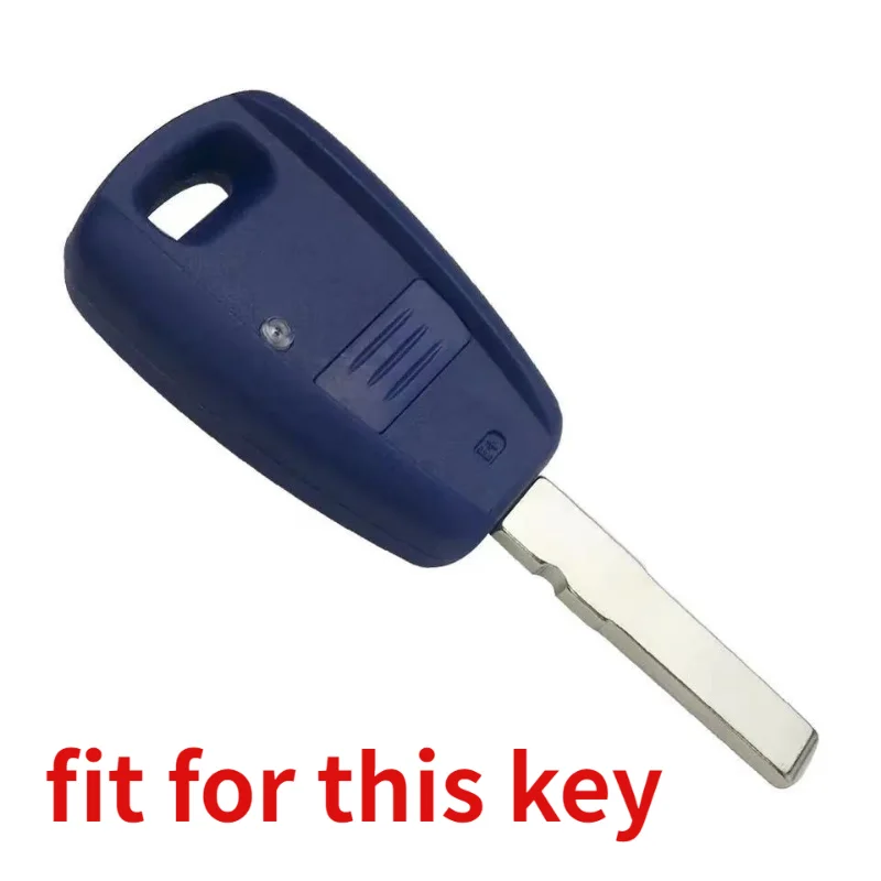 Silikonowe etui na kluczyk samochodowy do Fiata Punto Doblo Bravo Keyless Remote Auto Protection Shell Skin Fob Holder Keychain Akcesoria