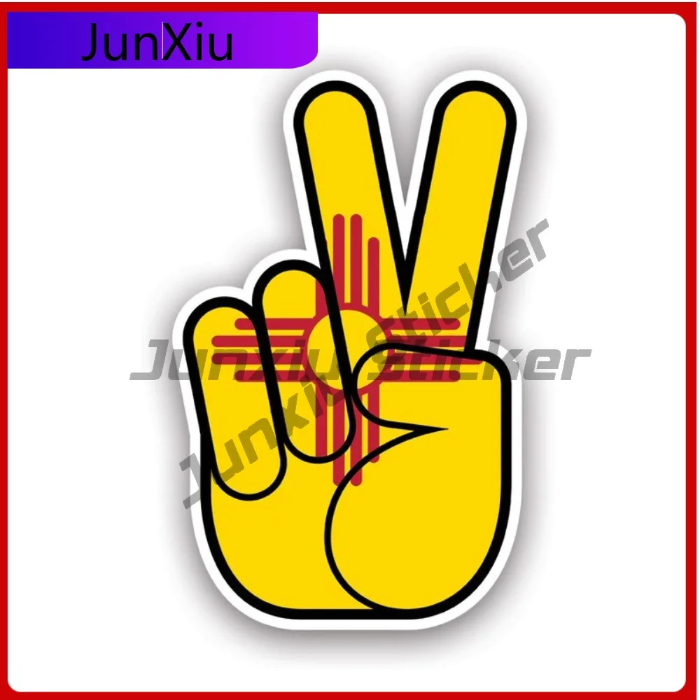 

New Mexico State Waterproof Sun Resistant Cartoon For Truck Rear Windshield Laptop Easy Apply Removable Accessories Car Window