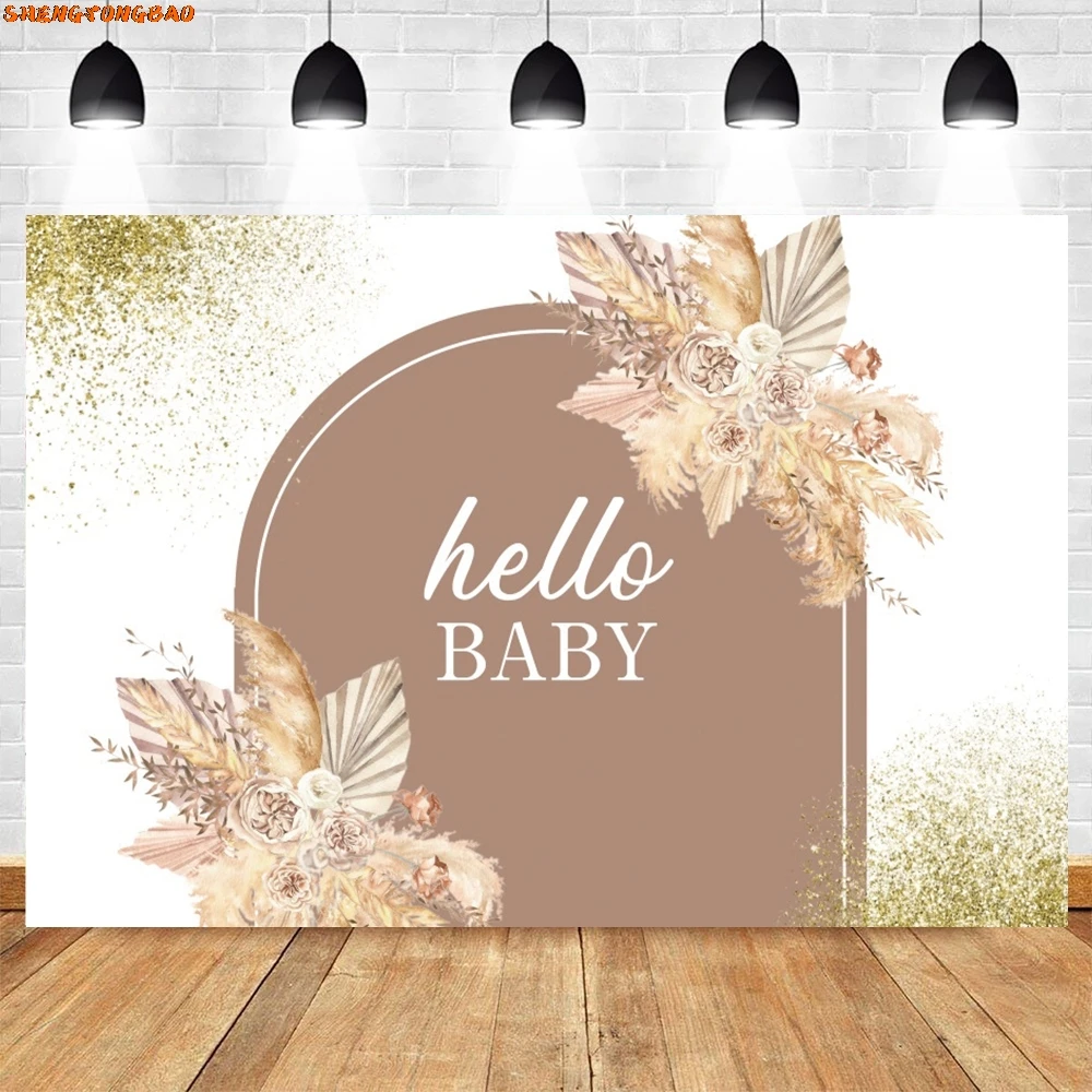 Sunshine Rainbow Boho Backdrops Photography Flower Butterfly Baby Boys Girls 1st Birthday Party Background Photo Studio Custom