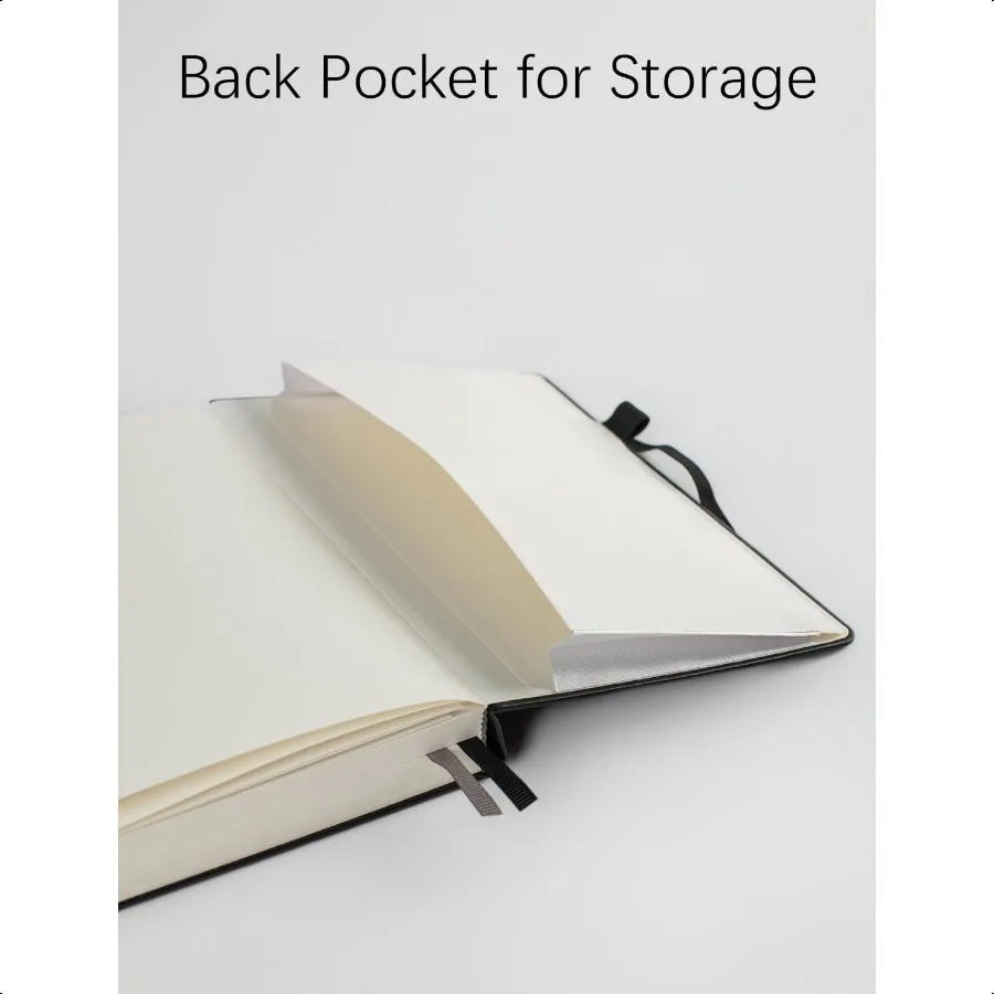 دفتر ملاحظات سميك مسطر للكلية مع 366 صفحة مرقمة ومجلات A5 للكتابة مع دفتر ملاحظات جلدي مبطن بالورق 100GSM