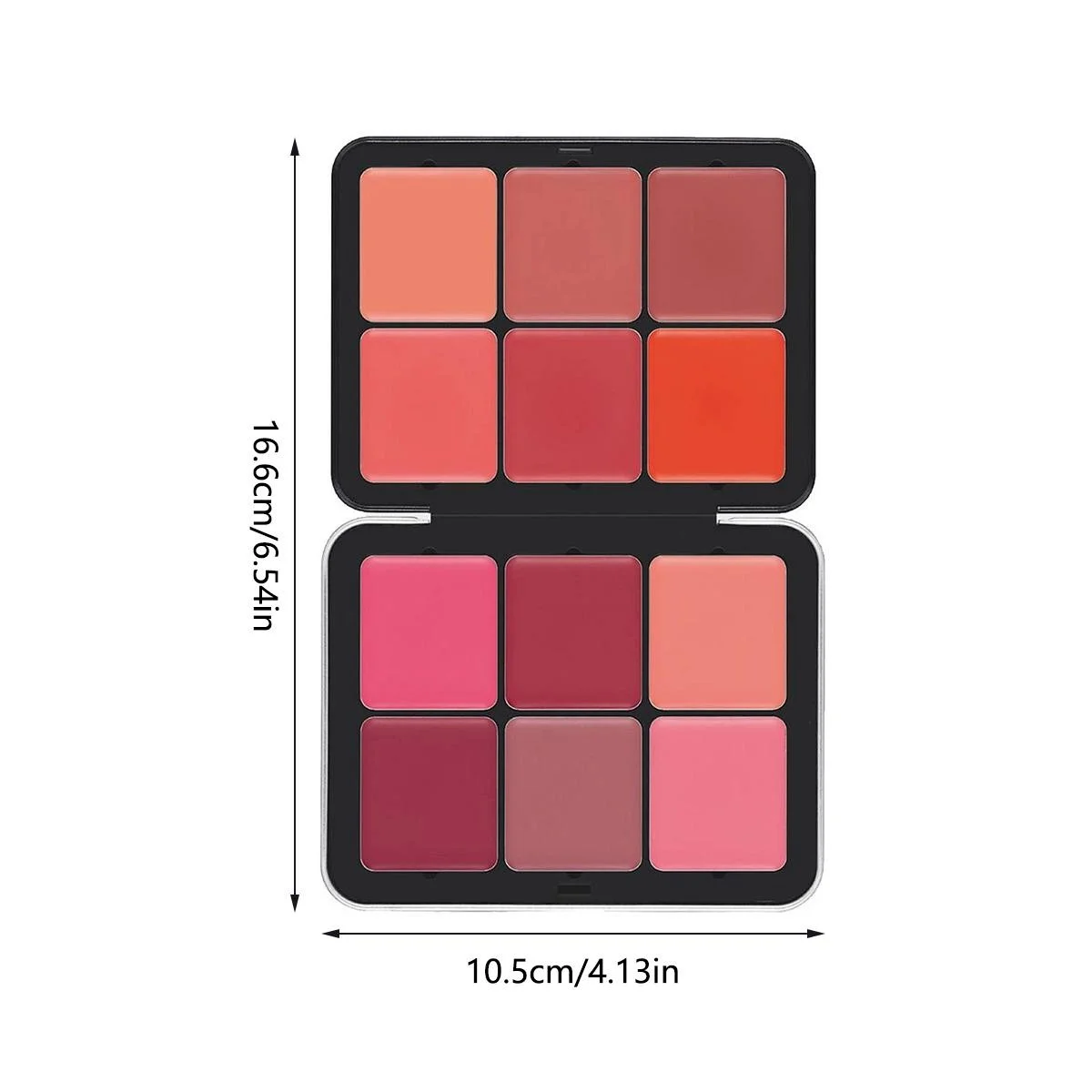 12-Color Blush Cream Multi-Color Shimmering Soft Matte Finish Long-Lasting Easy to Apply Cheek Color for Natural Flawless Look