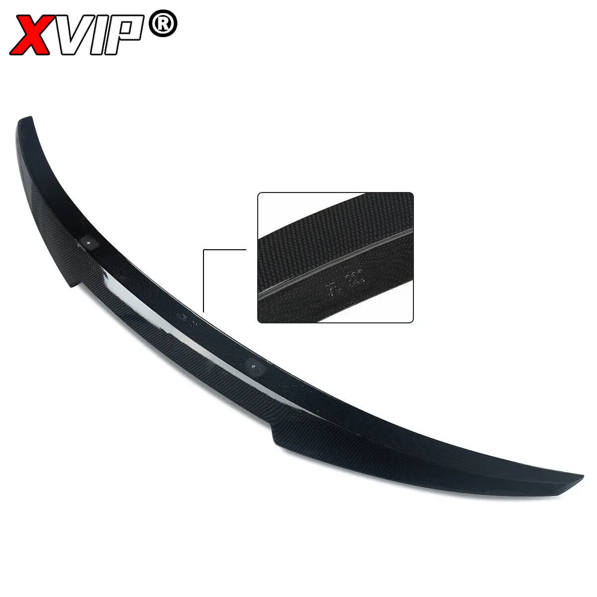 XVIP Car M4 Style Roof Spoiler Glossy Black Wings For BMW 3 Series G20 G28 2019-2022 330i 330e Sedan ABS Ducktail Trunk Spoilers