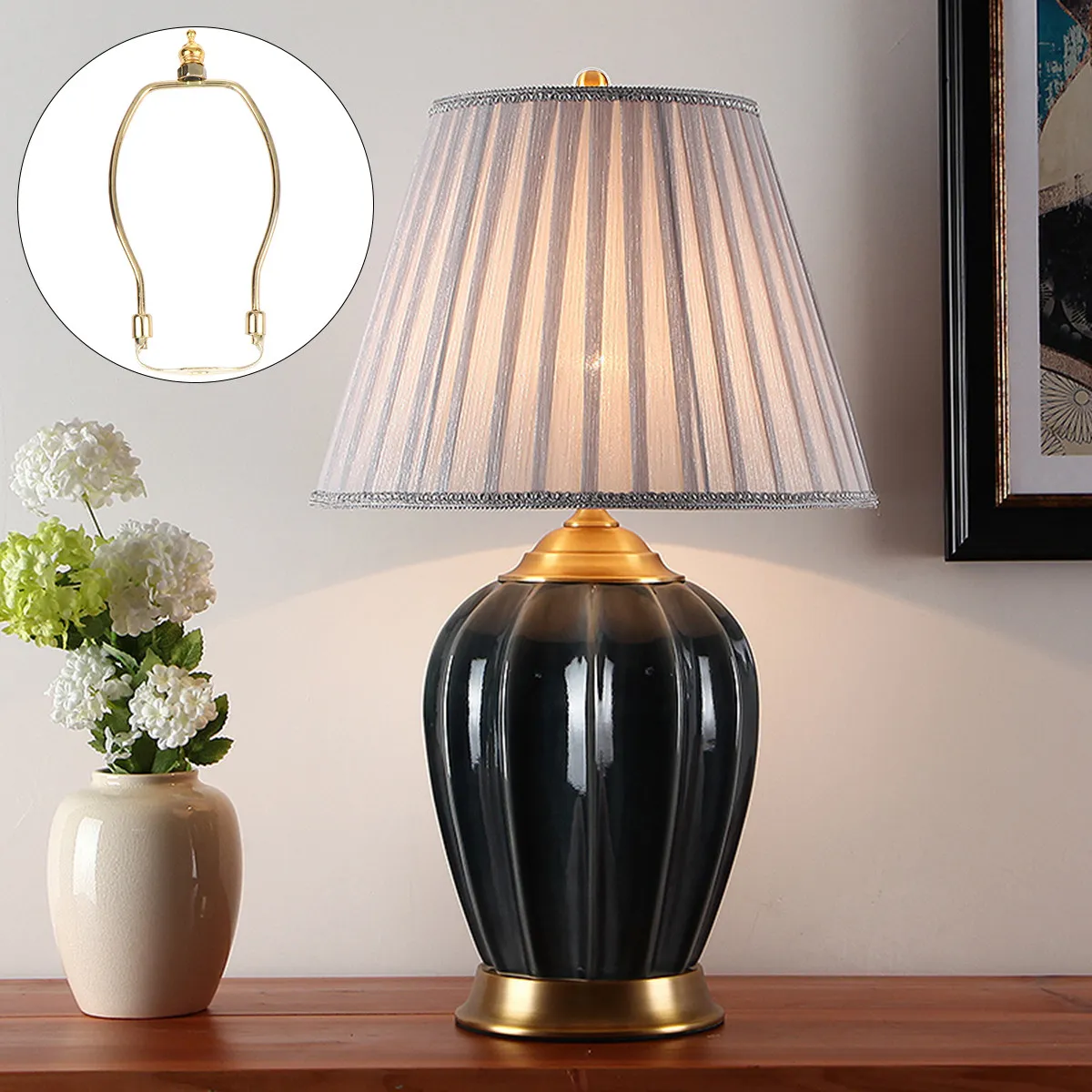 

Комплект из 3-х прочных недеформируемых железных кронштейнов для ламп 6 дюймов, для декора дома, серебристый, золотистый, бронзовый