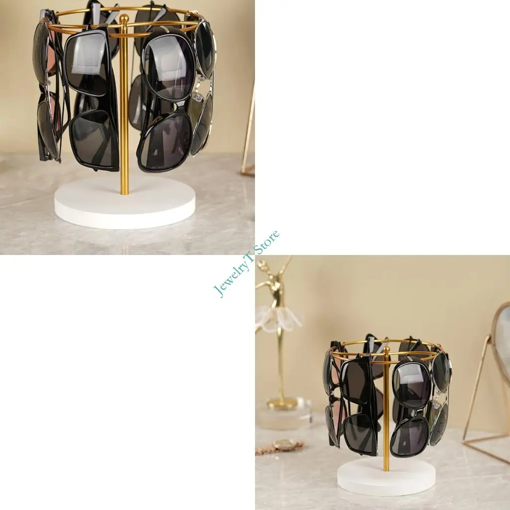 

LX9D Nonslip Base Sunglasses Display Stand Secure Placement For Glass Countertops Stable Eyewear Presentation