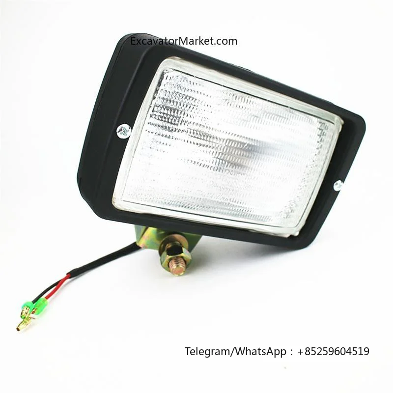 High Quality For Hyundai 55 Cab Dome Light Boom Light Headlight 24V Hook Motor 12 Volt Installation Light excavator accessories