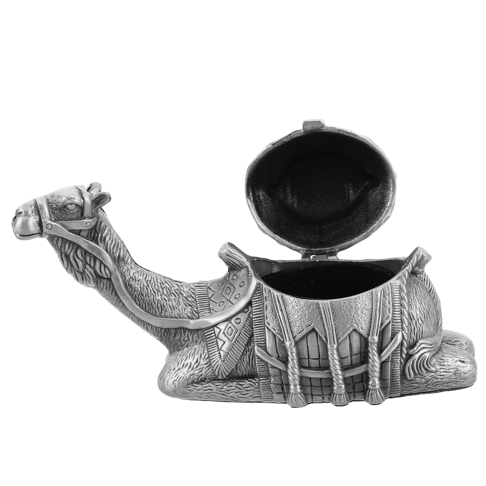 

Creative Camel Jewelry Box Vintage Metal Storage Trinket Decorative Box for Ring Necklace Organizer Unique Home Decor Figurine
