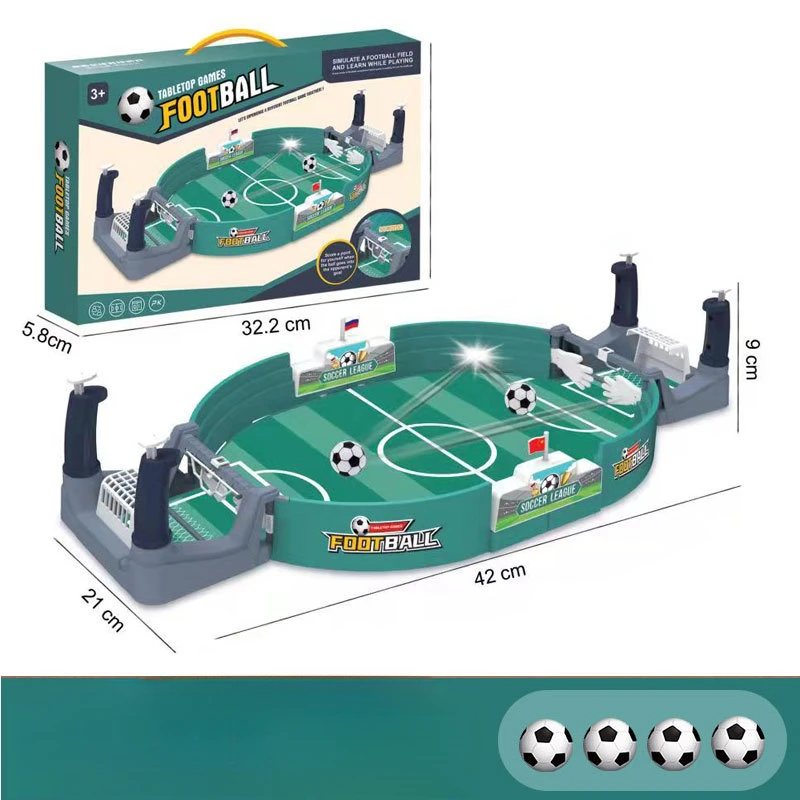 어린이 축구 스포츠 장난감 테이블 풋볼 세트 가족 파티 공놀이 실내외 교육용 장난감 소년용