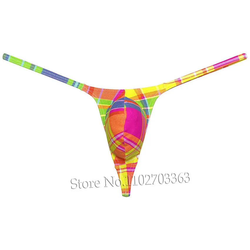 Bikini Briefs Men's Underwear String Beachwear Sexy G-String for Man Swim Thong Contour Pouch Bodybuilding Posing Tangas Beach