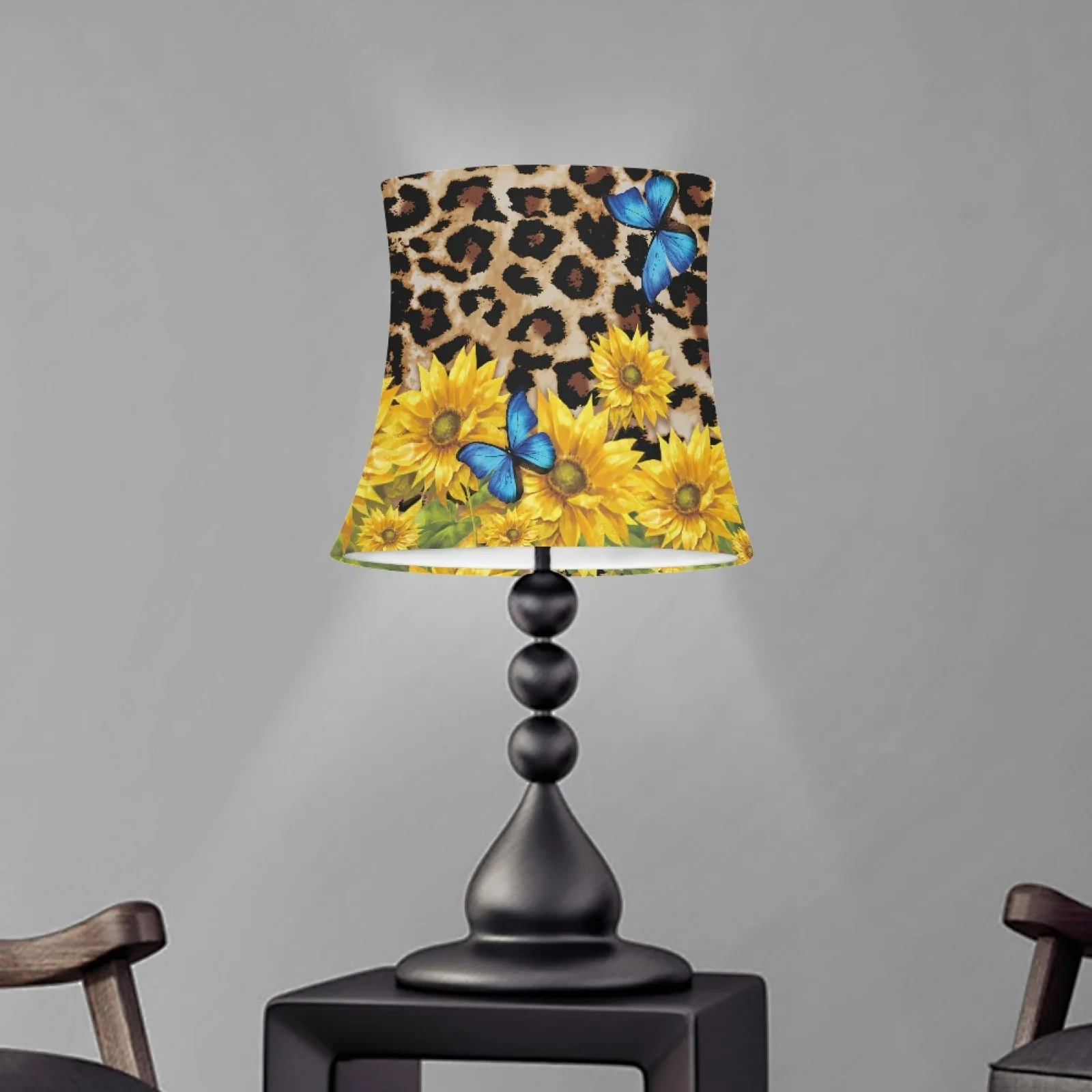 

Leopard Butterfly Light Shade Cover Cylinder Lampshade Modern Light Shade for Table Lamp/ Wall Lamp/Floor Lamp Shade Covers 2025