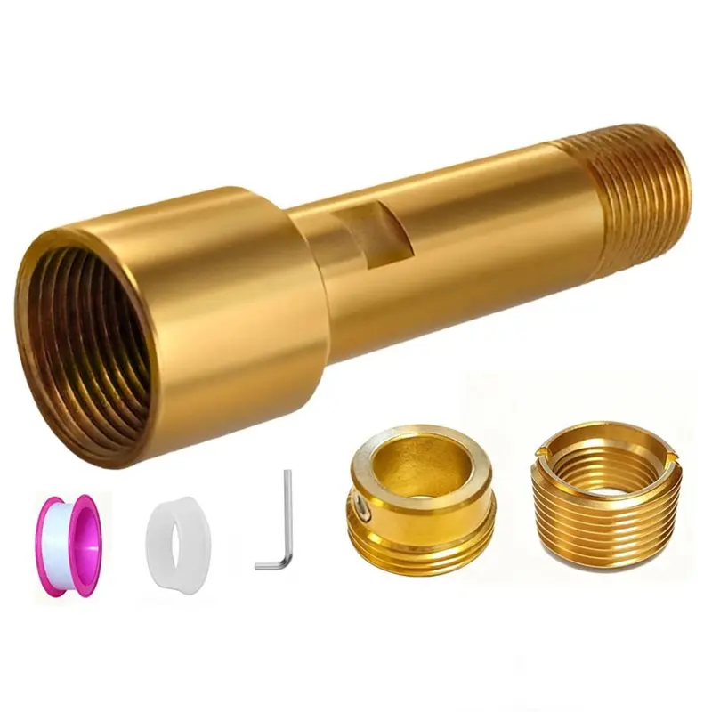 vofun-3-4インチipsおよび1-2インチipsパイプ用浴槽スパウトアダプター浴槽蛇口交換部品