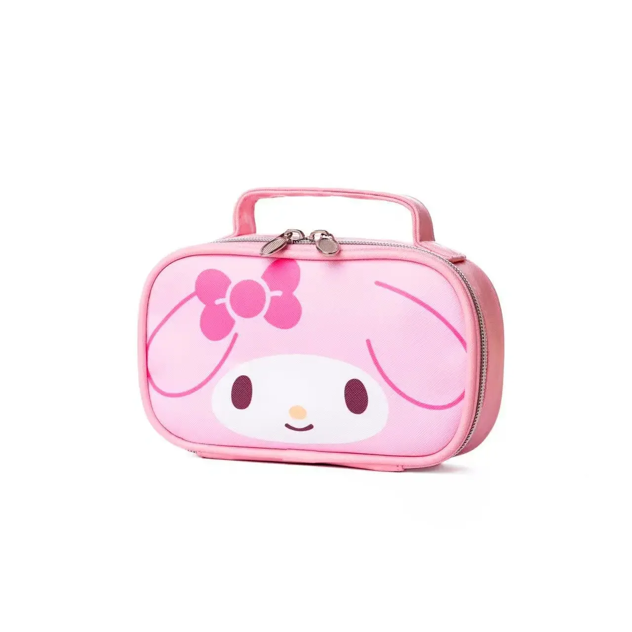 Kawaii Sanriod Anime Series Hello Kittyd My Melody Kuromi Ins Style bolsa de cosméticos de mano de viaje multifunción, bolsa de lavado, caja de almacenamiento