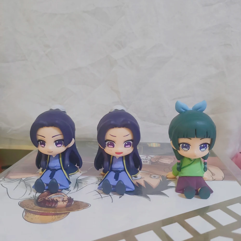 6cm Anime figure Maomao Jinshi look up action figures Maomao Jinshi mini figurine doll PVC Model Toys Collection Statue Gifts