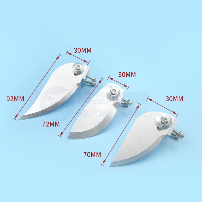 30*70/30*72/30*92mm Assist Turn Finnen CNC-bearbeitetes Aluminium hochpräzise einstellbar für RC O-Boot Rumpf