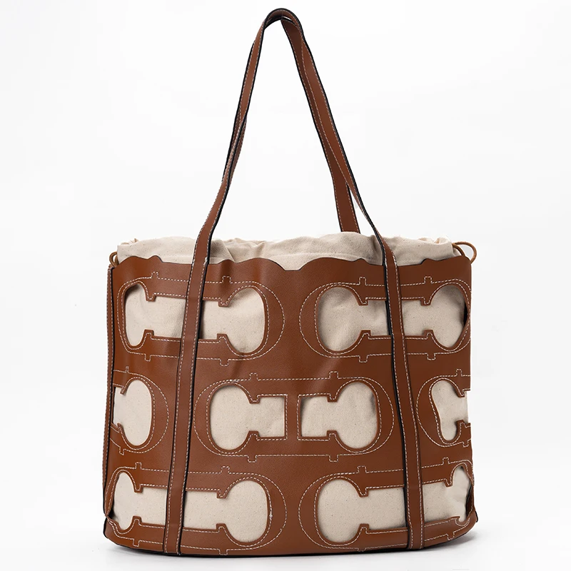 

CH Hollow Out Design Handbag Creative Unique Ladies Bag Ladies Fashion Elegant Popular Pattern Design Brand High Quality