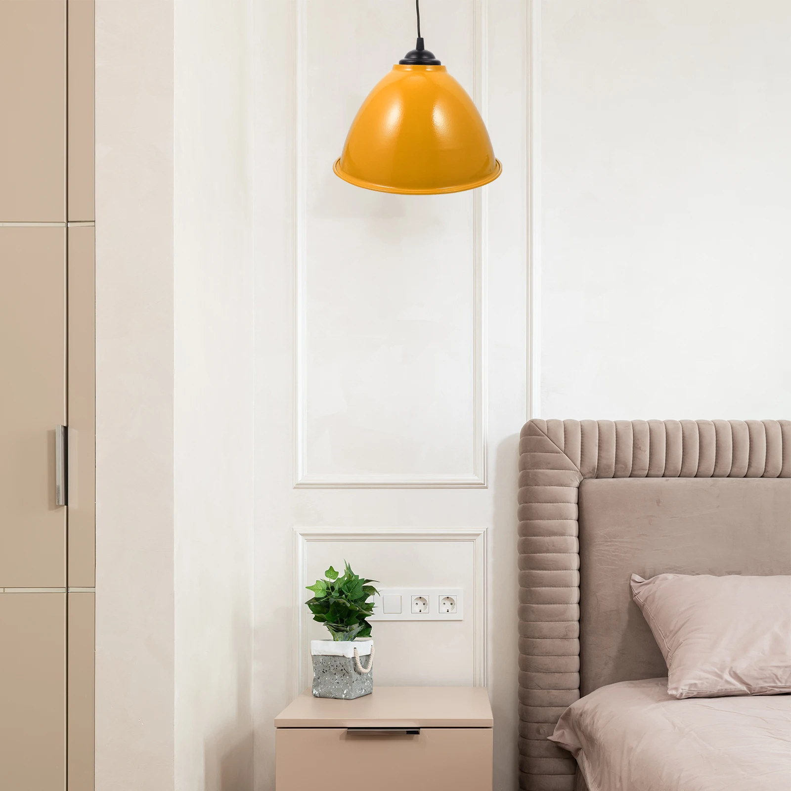 

1Pcs Aluminum Pendant Light Lampshade Durable Modern Simple Ceiling Lamp Shade for Home Restaurant Bar Counter Indoor Ceiling