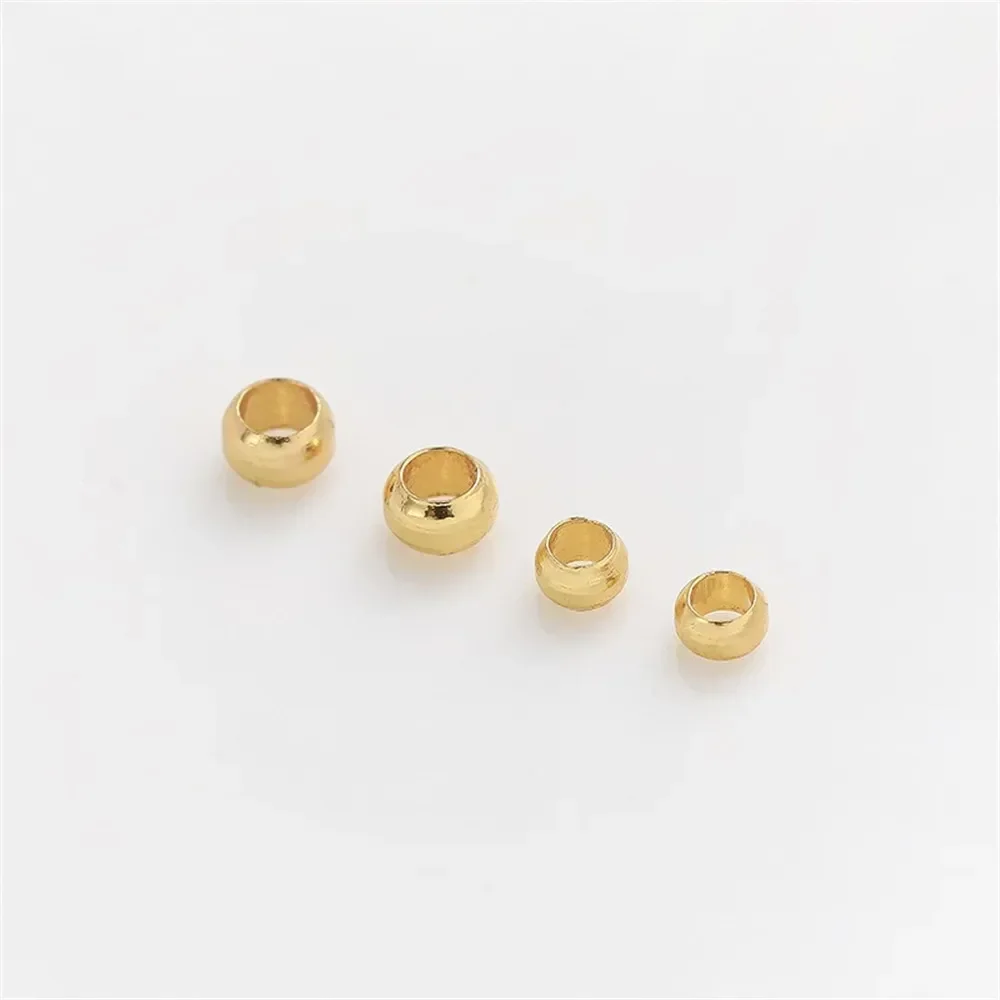 14K pakket gouden kleur bescherming positionering kraal buis DIY handgemaakte parel armband ketting sieraden materiaal accessoires