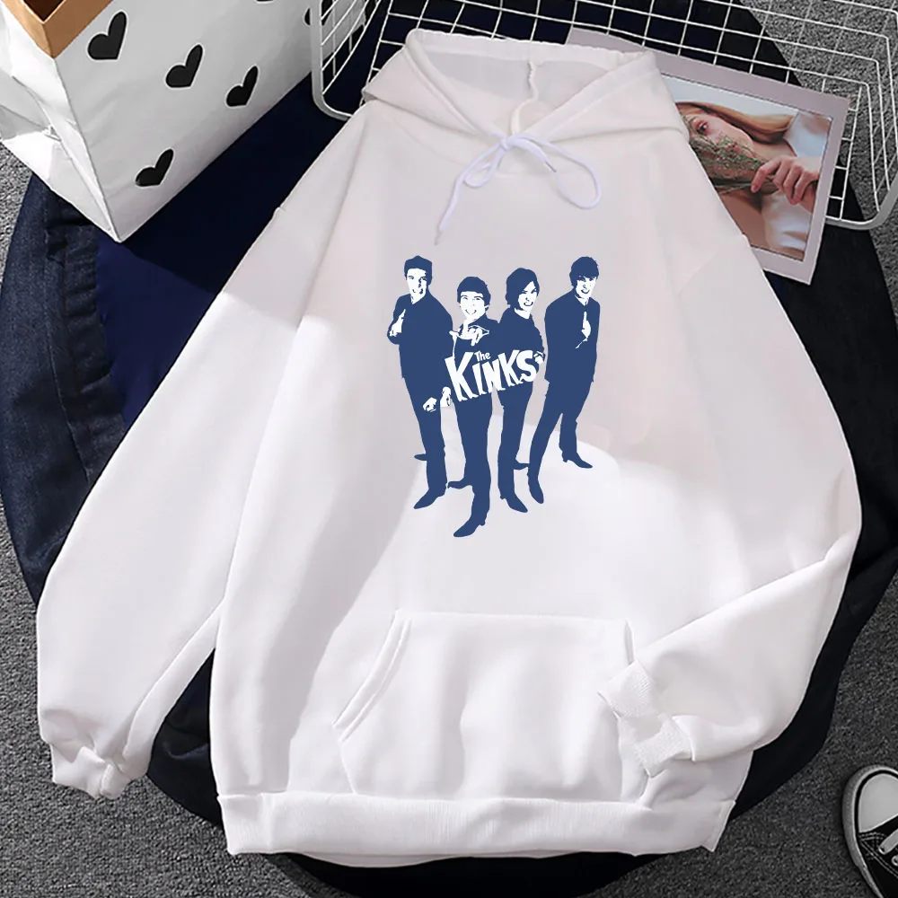 

The Kinks Band Hoodies Streetwear Long Sleeve Casual Hooded Sweatshirts Hip Hop Graphic Clothes Sudadera Hombre Men Women Hoodie