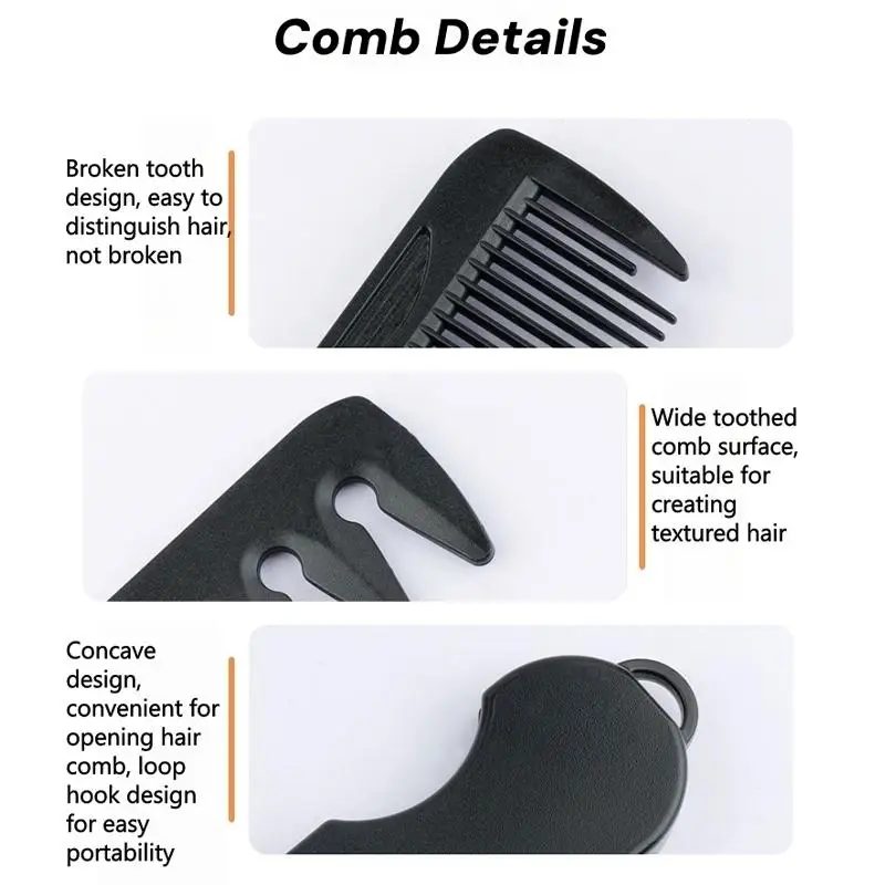 Wide-tooth volumizing styling comb