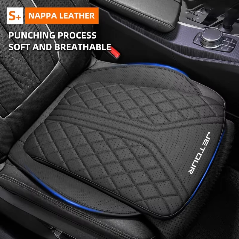 

Car Seat Cushion Cover For Chery Jetour DASHING X-1 Plus DTC G700 T2 Traveler X90 Plus X70 PLUS Four Seasons Leather Seat Pad
