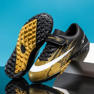 أحذية كرة قدم حمراء أصلية للأولاد والبنات, أحذية أطفال, أحذية بيسبول للشباب, تدريب كرة الصالات, عشب الفيلكرو, أطفال أفضل 10 أحذية بيسبول مبيعا - رقم 1