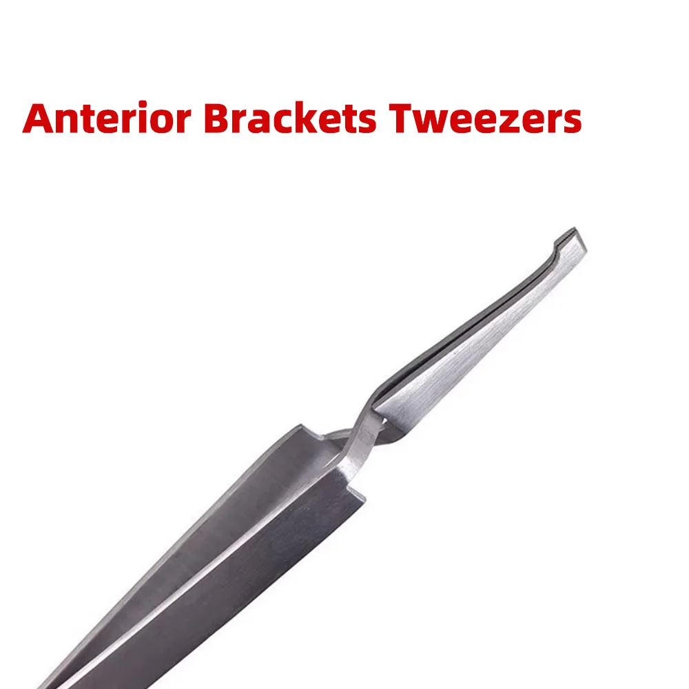 Pincettes à support dentaire, Tube buccal inversé orthodontique, boutons linguales, support de pincettes de liaison, placement, pincettes à papier articulées