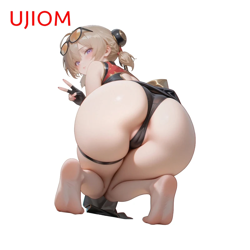 UJIOM Zenless Zone Zero Evelyn Waifu الجدار ملصق ساحر انسداد خدش المطبخ ملصق مائي مناسبة لتزيين خزانة الملابس