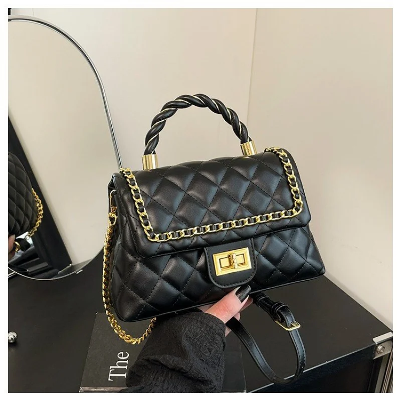 

Luxury Brand Leather Handbag - Famous Designer Shoulder Bag Women Crossbody Tote Ladies Purse