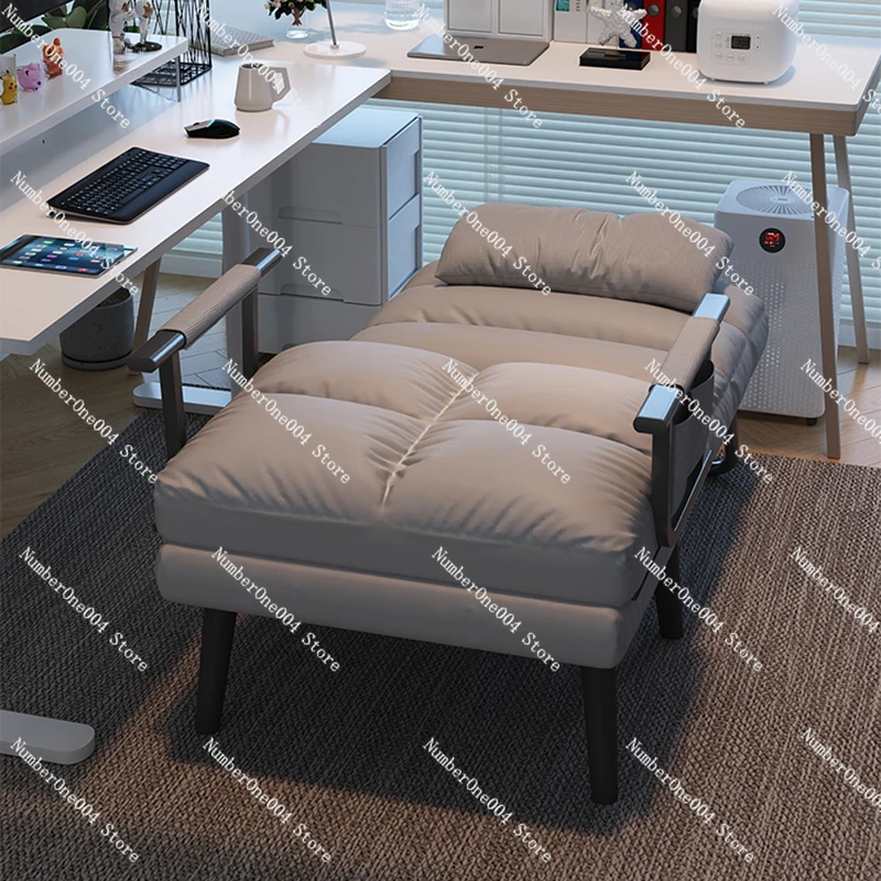 Korean Metal Folding Bed for Study Room Multifunctional Thickened Sponge Beds Light Luxury Creative Folding Beds for Living Room view 4