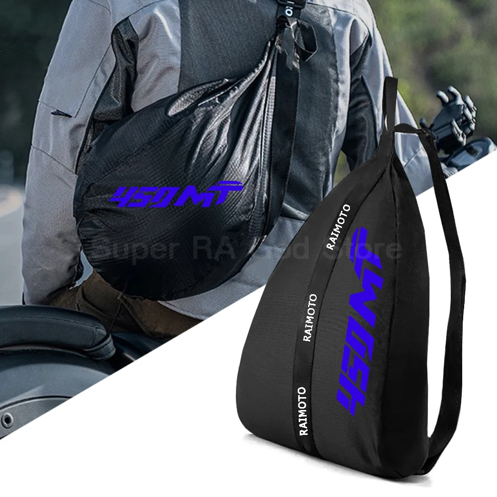 

For 450MT 450 MT 450mt 2024 Motorcycle Accessories Helmet Backpack Large Capacity Travel Bags Reflective