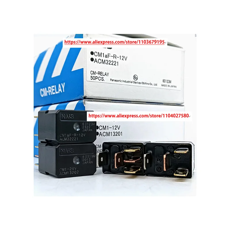 Original importado automotivo ar condicionado relé CM1aF-R-12V CM1a-R-24V CM1-12V CM1-24V CM1-R-24V
