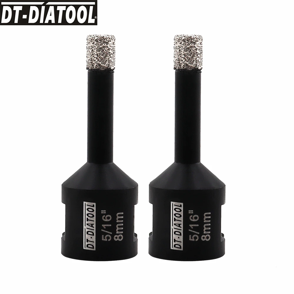 DT diatol-لُقمات حفر جافة ماسية ، خيط نسائي ، منشار ثقب ، بتات حفر لحجر السيراميك ، قطر 8 ، قطر 5 ، 8-11 ، 1 ، 2