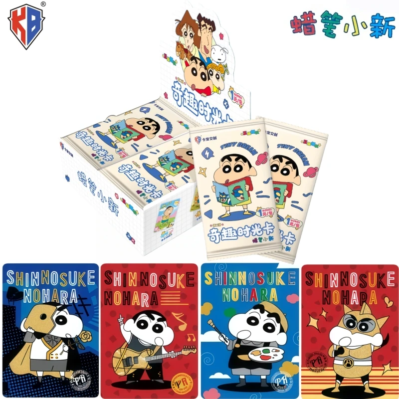 Kabao Crayon Shin-chan Funny Time Series Collectible Trading Cards Booster Box - Nohara Shinnosuke Cute Daily Holo Foil Rare