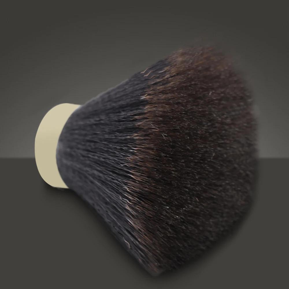 Boti Brush Little Straw Hat Fan Shape Soft Synthetic Hair Knot for Beard Men Wet Shaving Kit Barbershop Tools