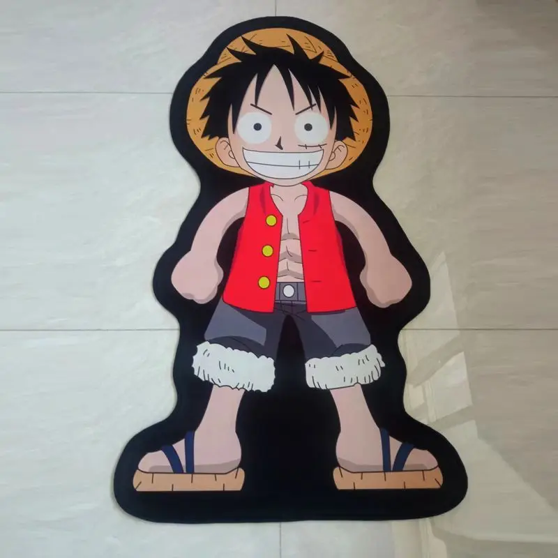 One Piece Straw Hat Luffy Irregular Home Rug Indoor Living Room Sofa Comfortable Floor Mat Bedroom Bedside Decoration Carpet