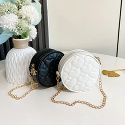 Children's Crossbody Bag Coin Purse New Cute Toddler Shoulder Small Round Messenger Bags Little Girl Mini Bag