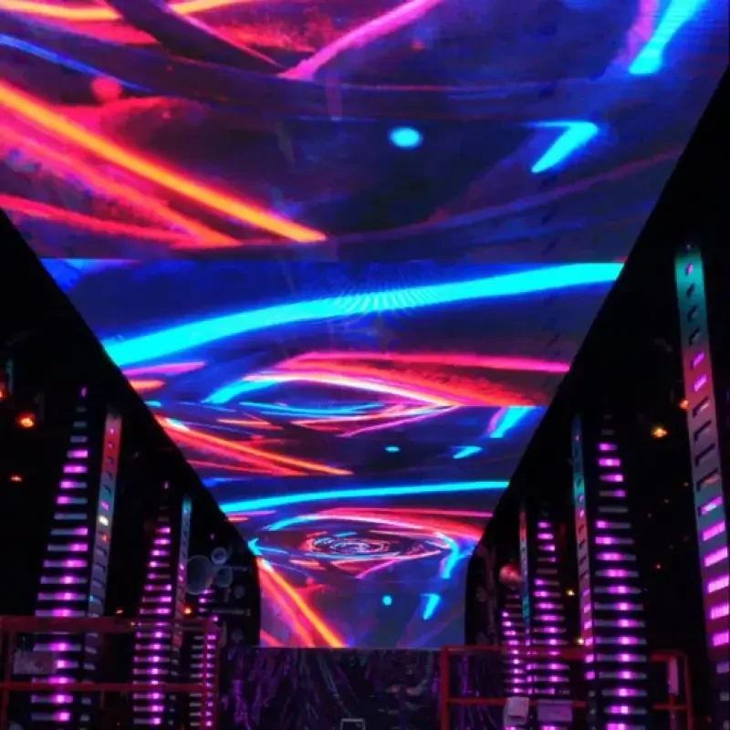 Layar LED Flying Carpet Untuk Booth Indoor & Kasino & Klub Malam, Layar Video Untuk Plafon, Serbaguna Untuk Semua Aplikasi.