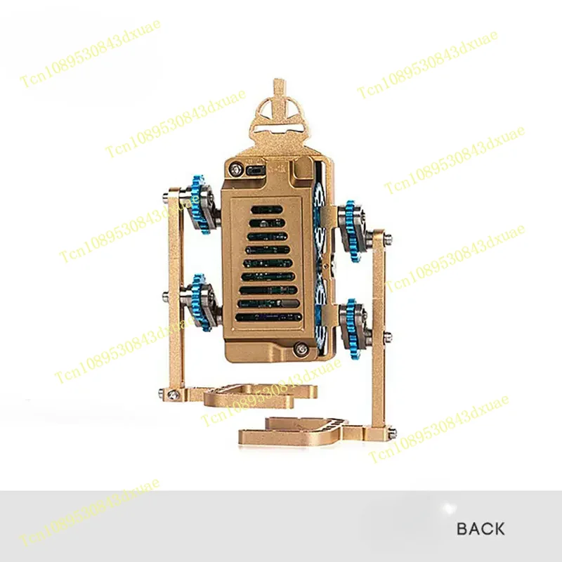 Walker Metal Walking Robot Assembly Model Toy CNC Process Precision Casting DIY Movable Bipedal Robot Model Educational Toy Gift