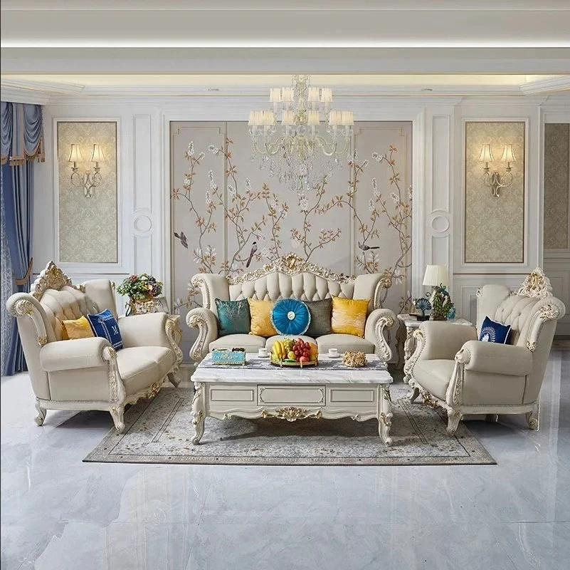 

#@ Italian Luxury Living Room Furniture - Couches Luxury Sofa Set Furniture,High-End Italian Luxury Sofa Set for Living Room