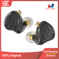 Kz zs10 pro x de alta fidelidade graves metal híbrido in-ear fone de ouvido esporte com cancelamento de ruído fones de ouvido kz